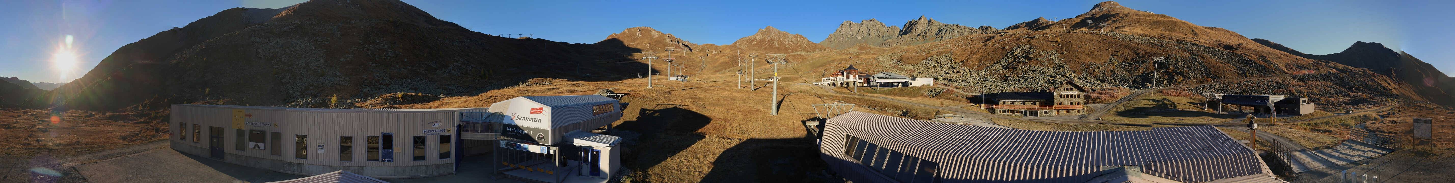 Archiv Foto Webcam Samnaun: Blick von der Alp Trida zum Viderjoch
