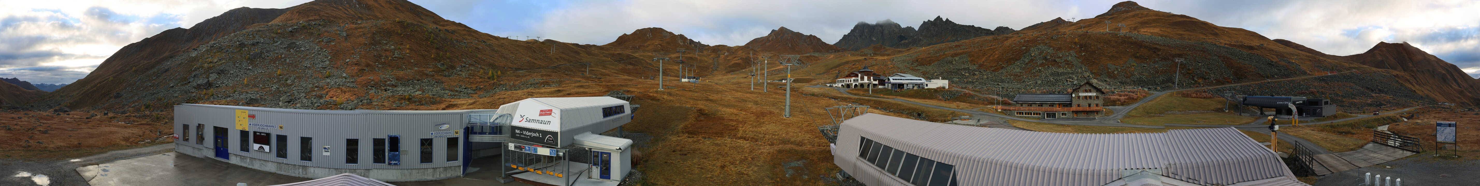 Archiv Foto Webcam Samnaun: Blick von der Alp Trida zum Viderjoch