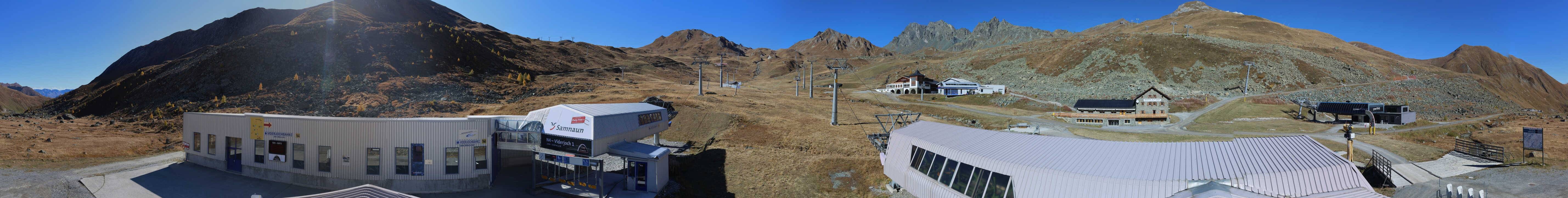 Archiv Foto Webcam Samnaun: Blick von der Alp Trida zum Viderjoch