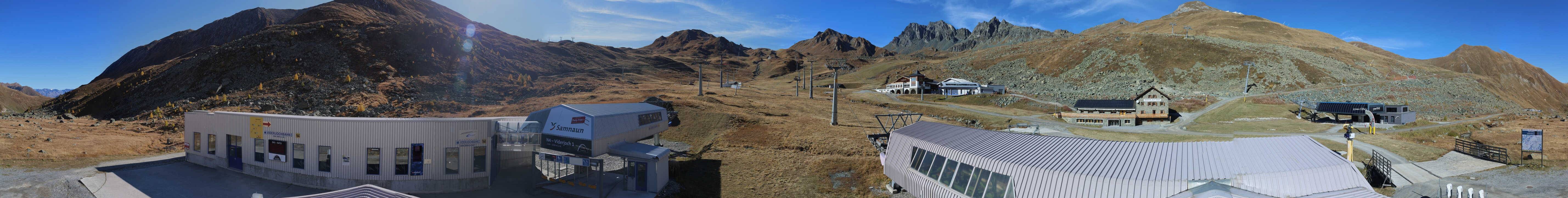 Archiv Foto Webcam Samnaun: Blick von der Alp Trida zum Viderjoch