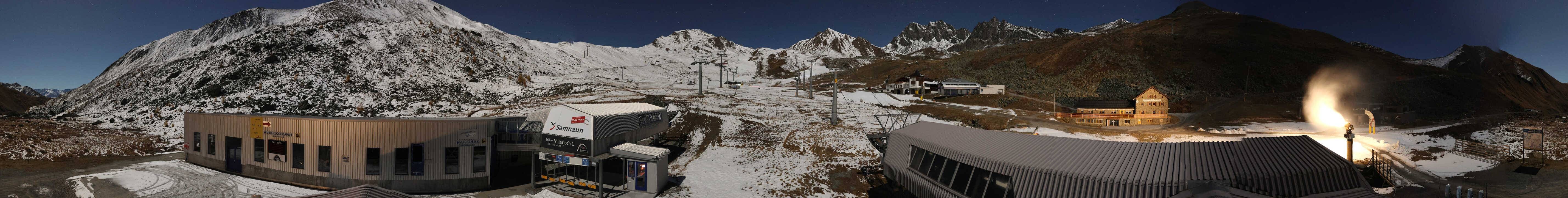 Archiv Foto Webcam Samnaun: Blick von der Alp Trida zum Viderjoch