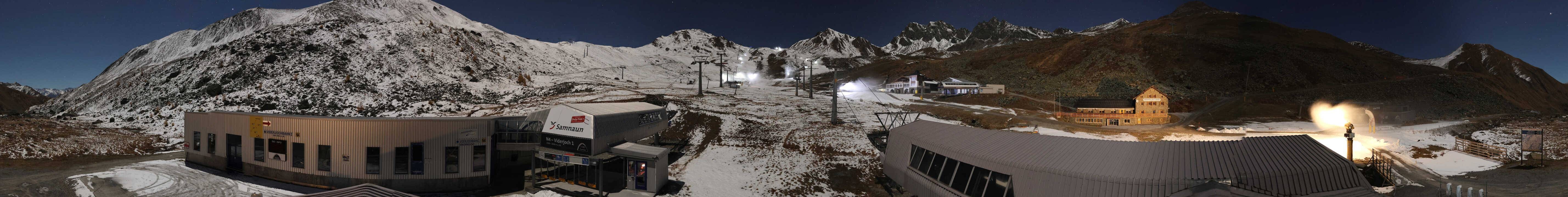 Archiv Foto Webcam Samnaun: Blick von der Alp Trida zum Viderjoch