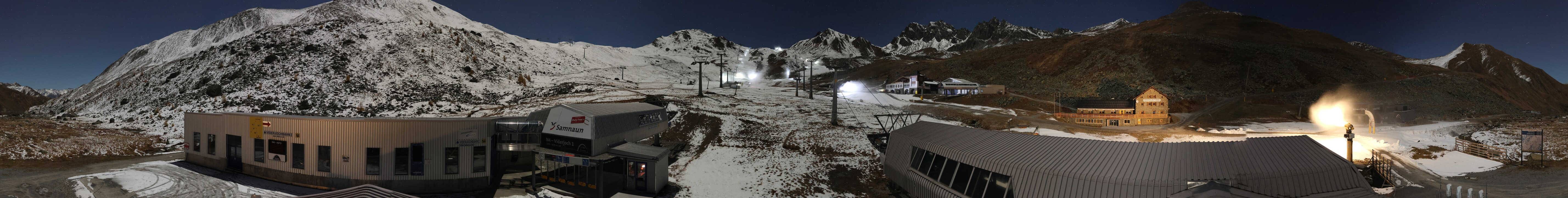 Archiv Foto Webcam Samnaun: Blick von der Alp Trida zum Viderjoch