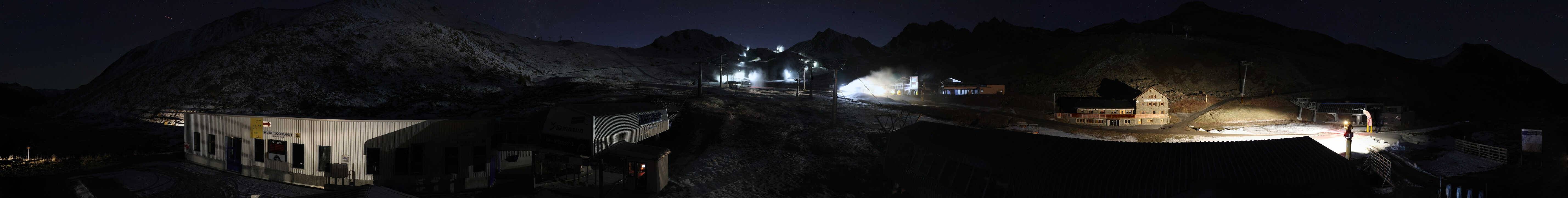 Archiv Foto Webcam Samnaun: Blick von der Alp Trida zum Viderjoch