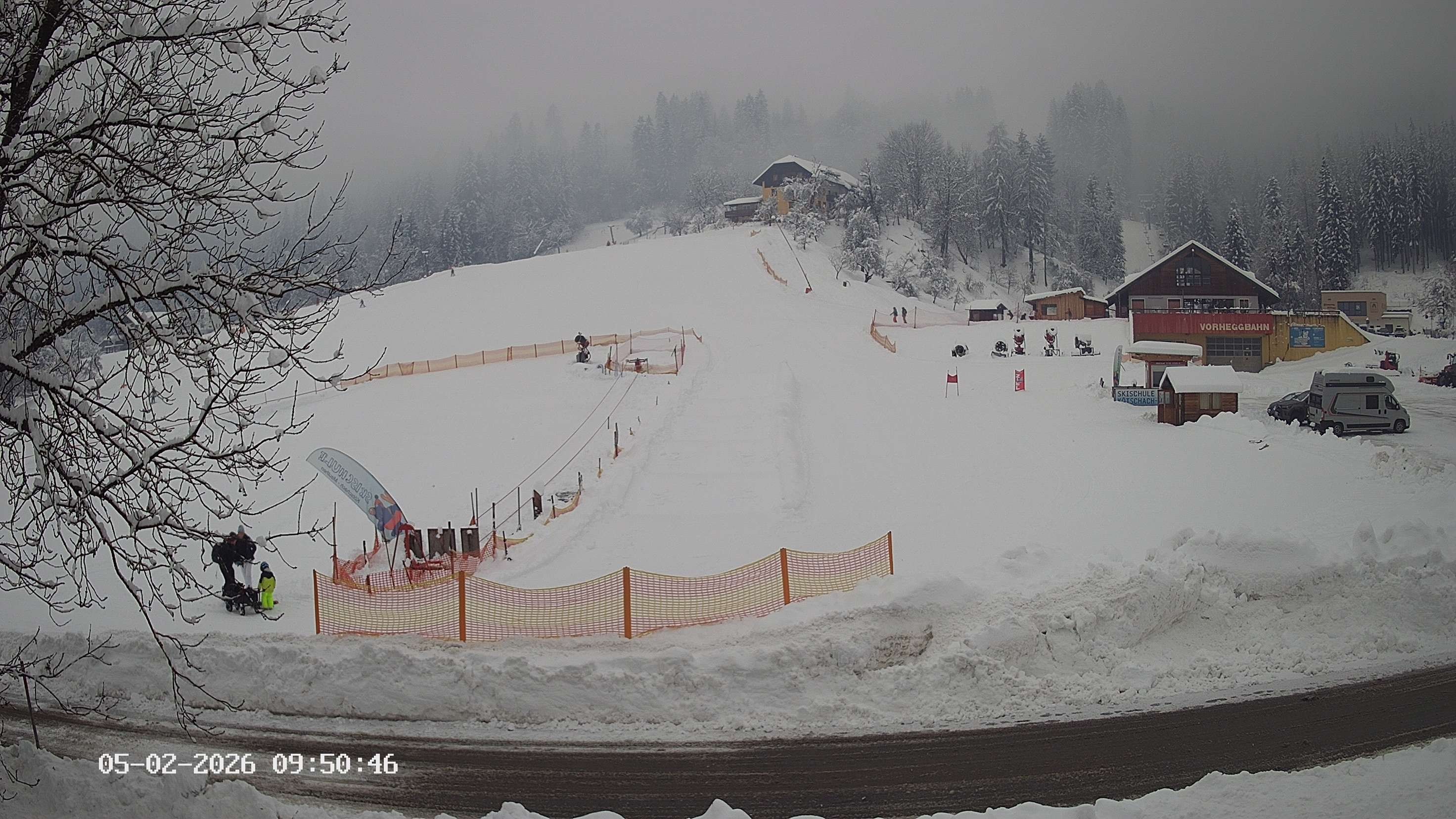 Archiv Foto Webcam Kötschach Mauthen - Talstation