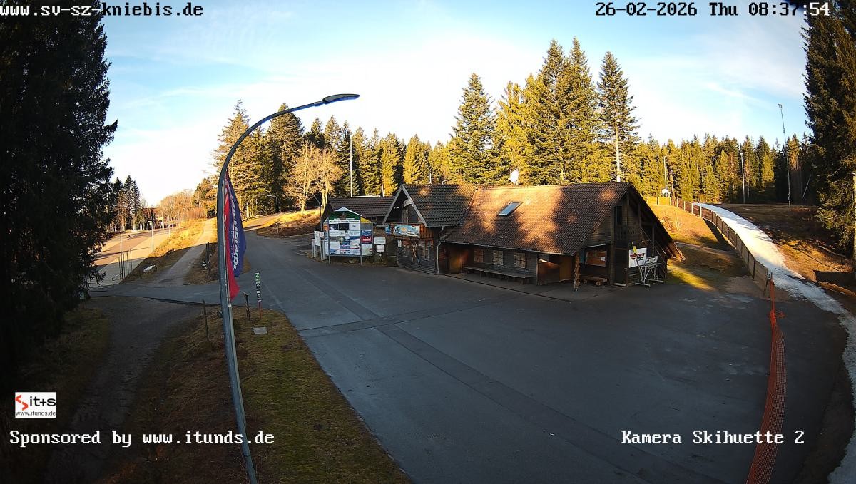 Archived image Webcam Kniebis hut