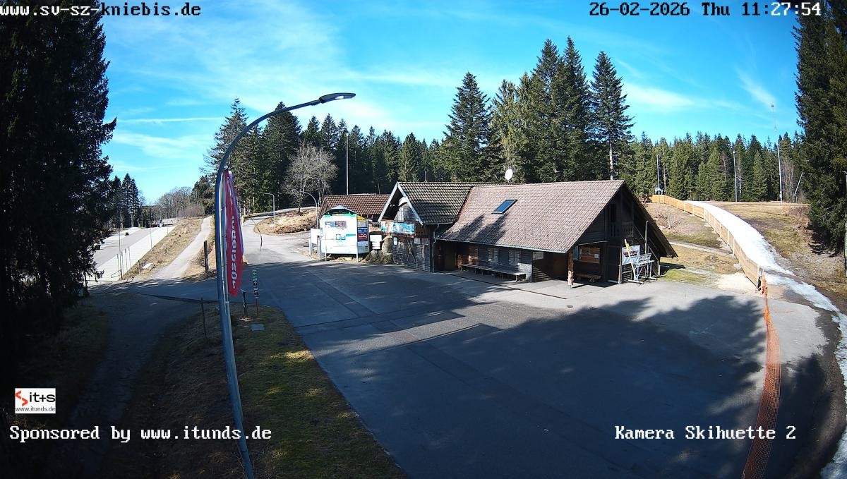 Archived image Webcam Kniebis hut