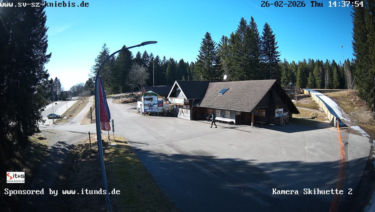 Archived image Webcam Kniebis hut