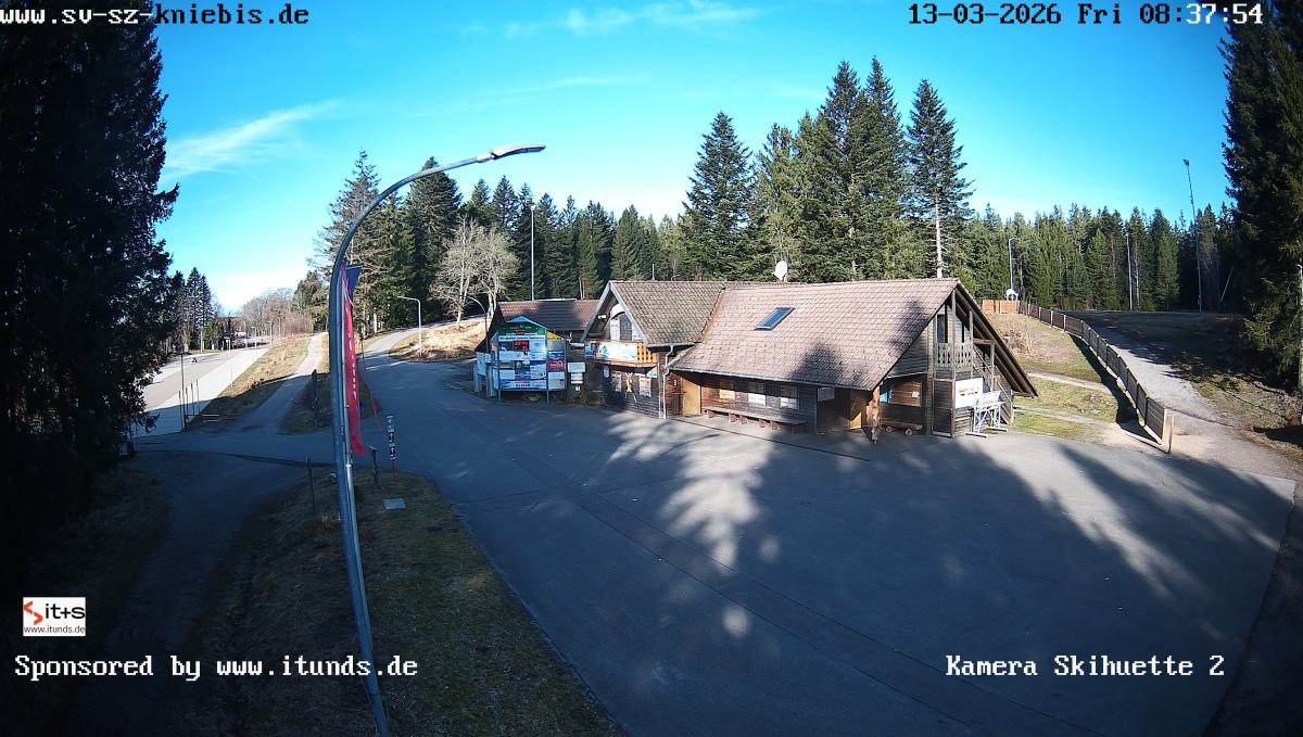 Archived image Webcam Kniebis hut