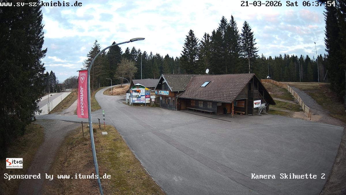 Archived image Webcam Kniebis hut