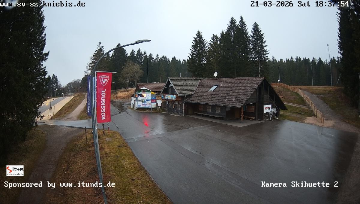 Archived image Webcam Kniebis hut