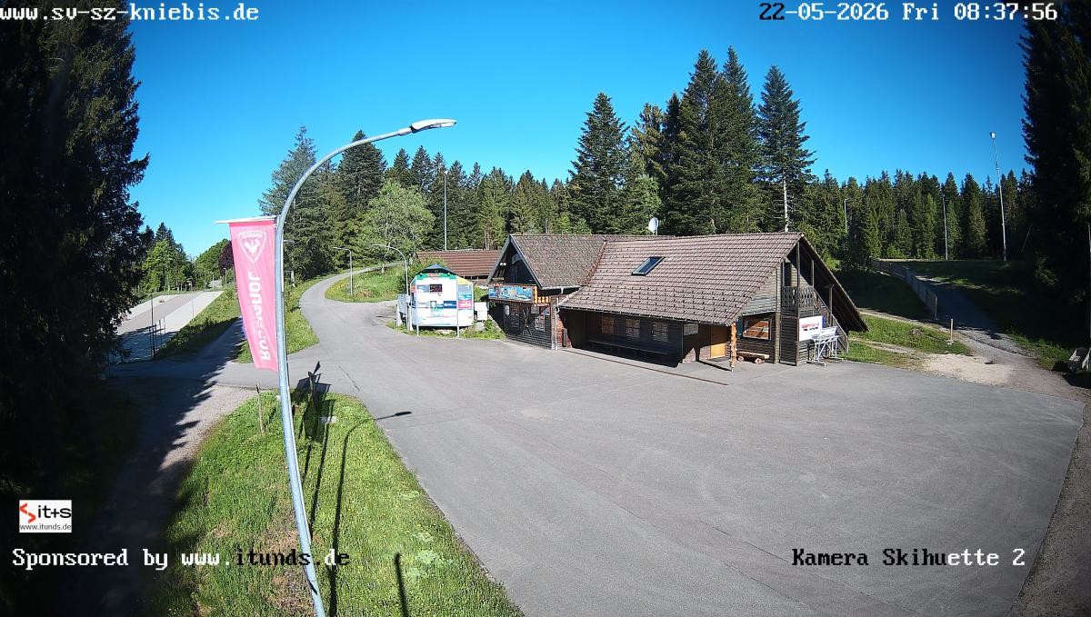 Archived image Webcam Kniebis hut