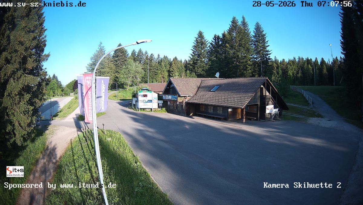 Archived image Webcam Kniebis hut