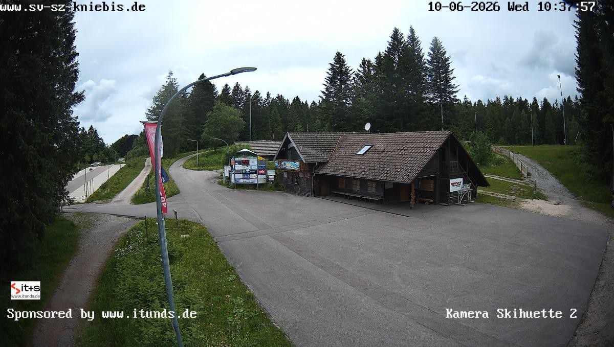 Archived image Webcam Kniebis hut
