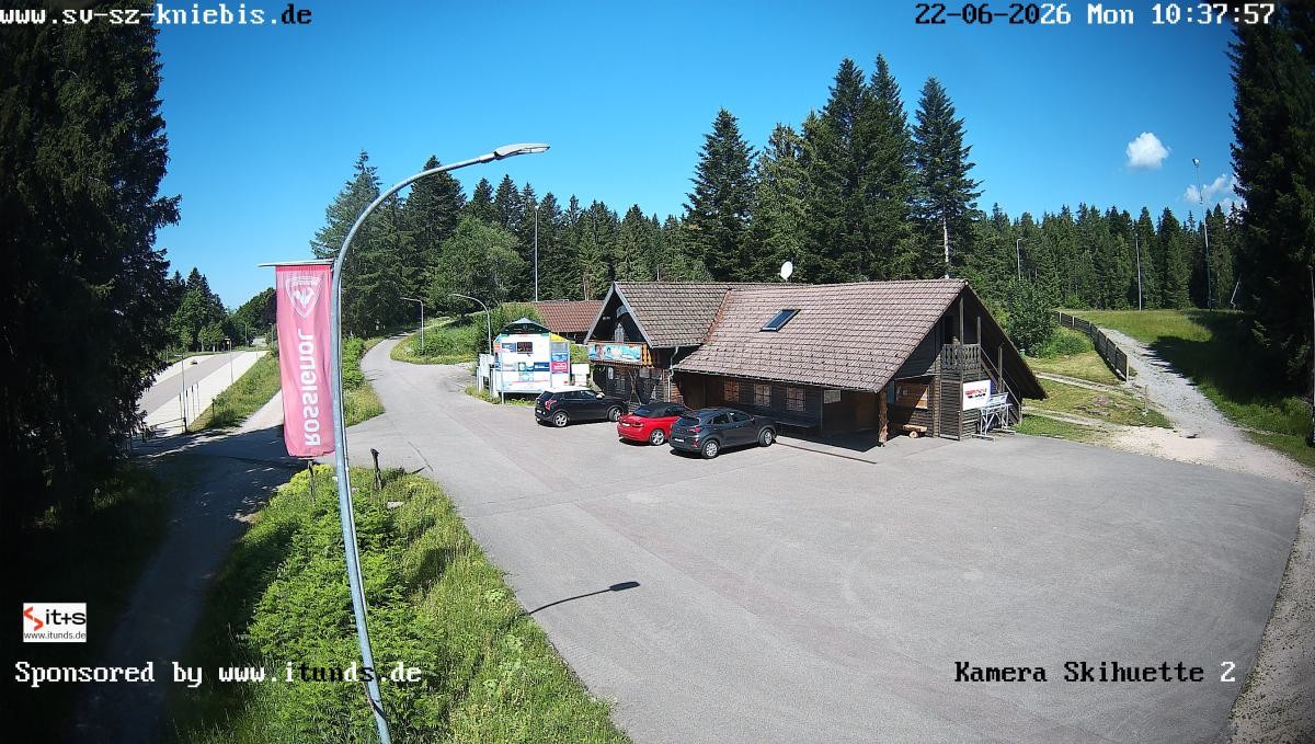 Archived image Webcam Kniebis hut