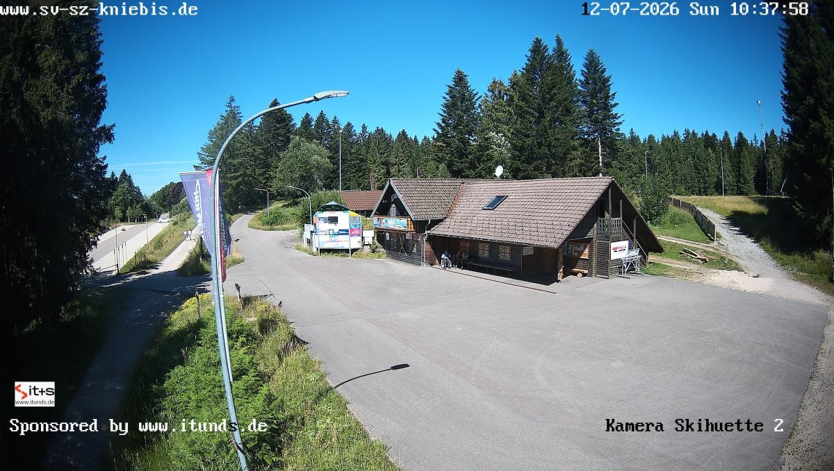 Archived image Webcam Kniebis hut