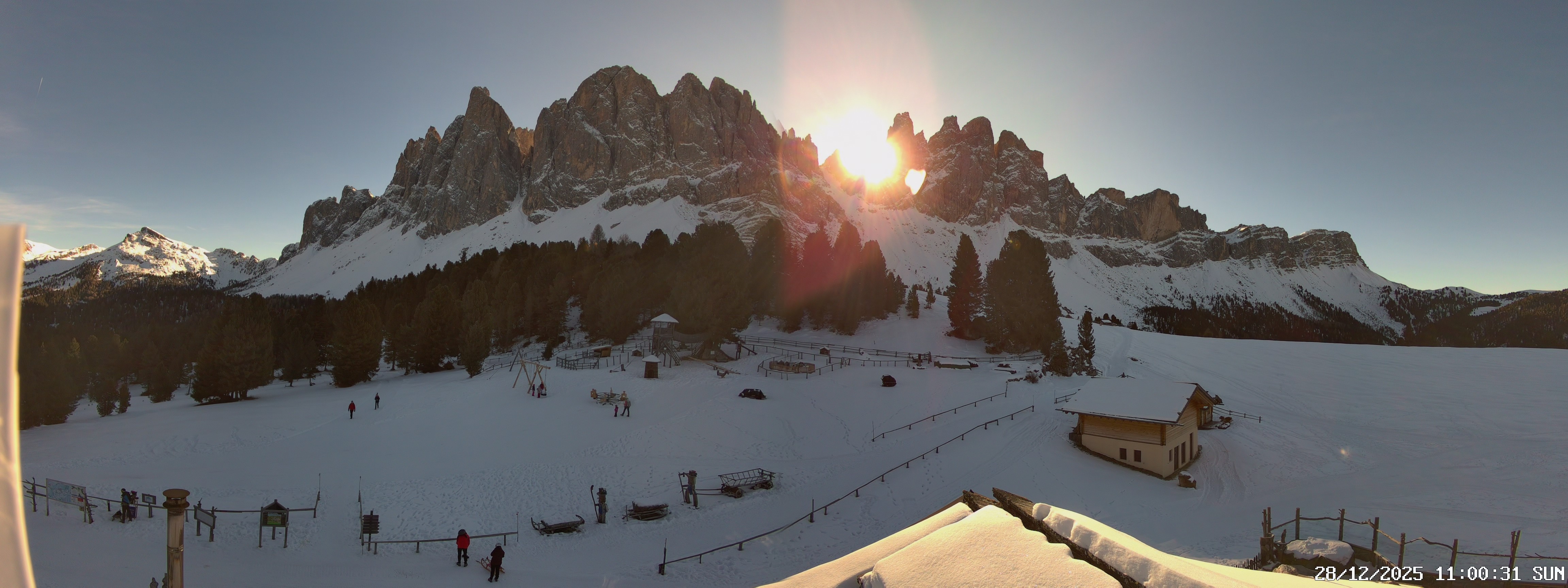 Archiv Foto Webcam Geislerspitzen - Blick von der Geisleralm
