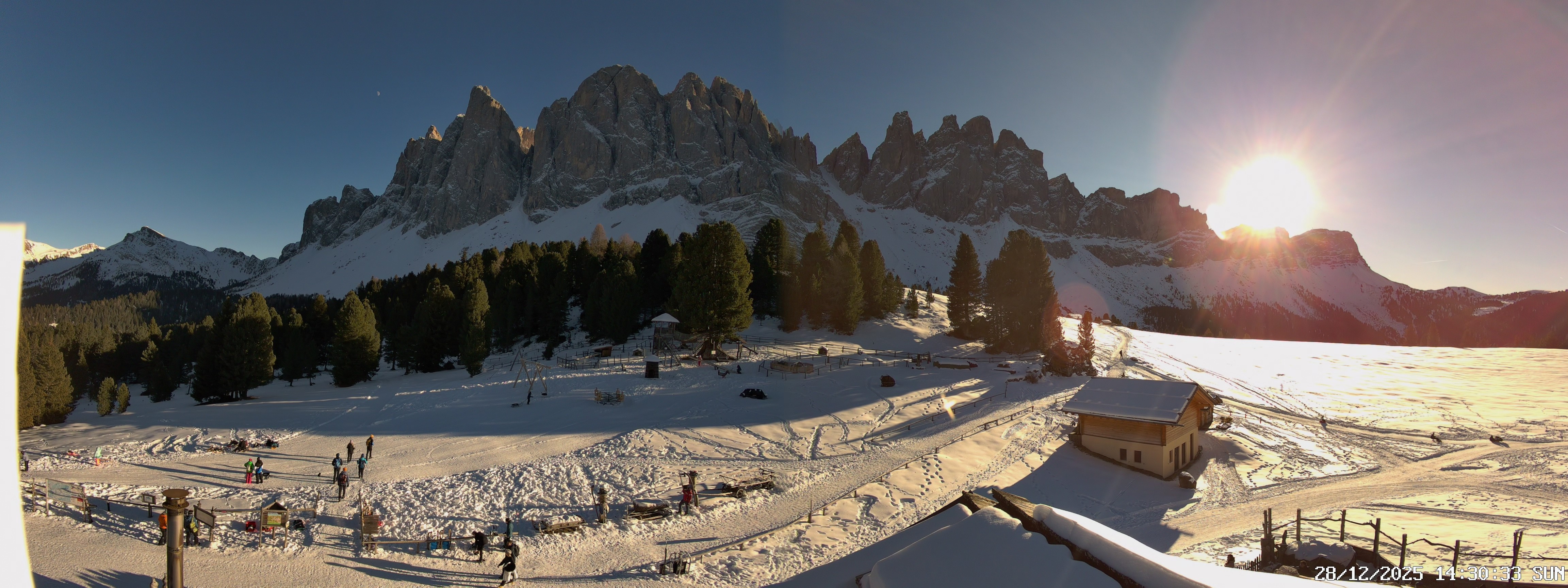 Archiv Foto Webcam Geislerspitzen - Blick von der Geisleralm