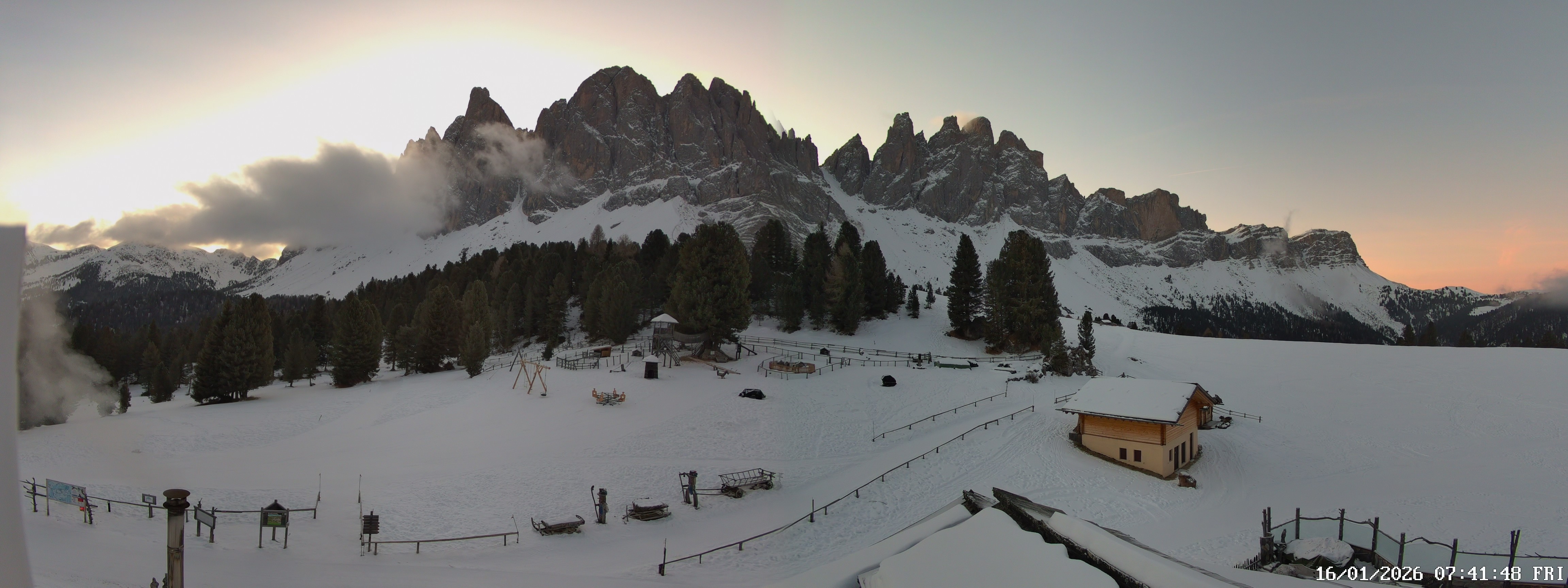 Archiv Foto Webcam Geislerspitzen - Blick von der Geisleralm