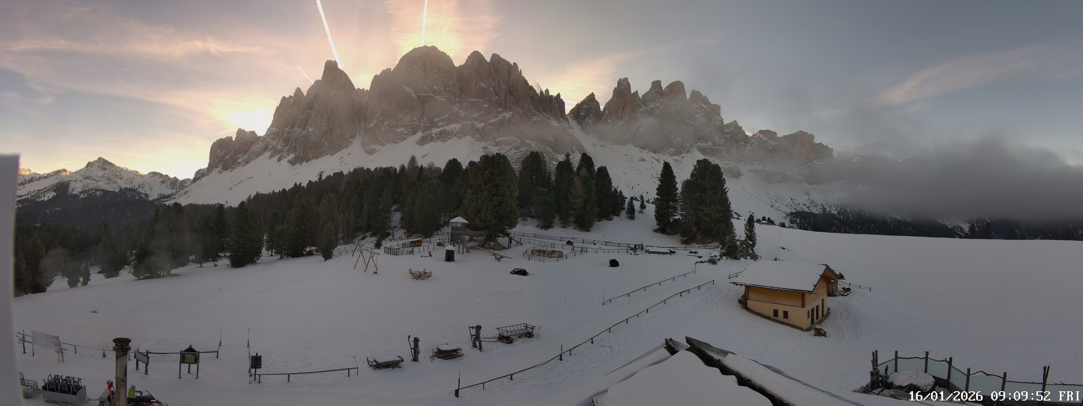 Archiv Foto Webcam Geislerspitzen - Blick von der Geisleralm
