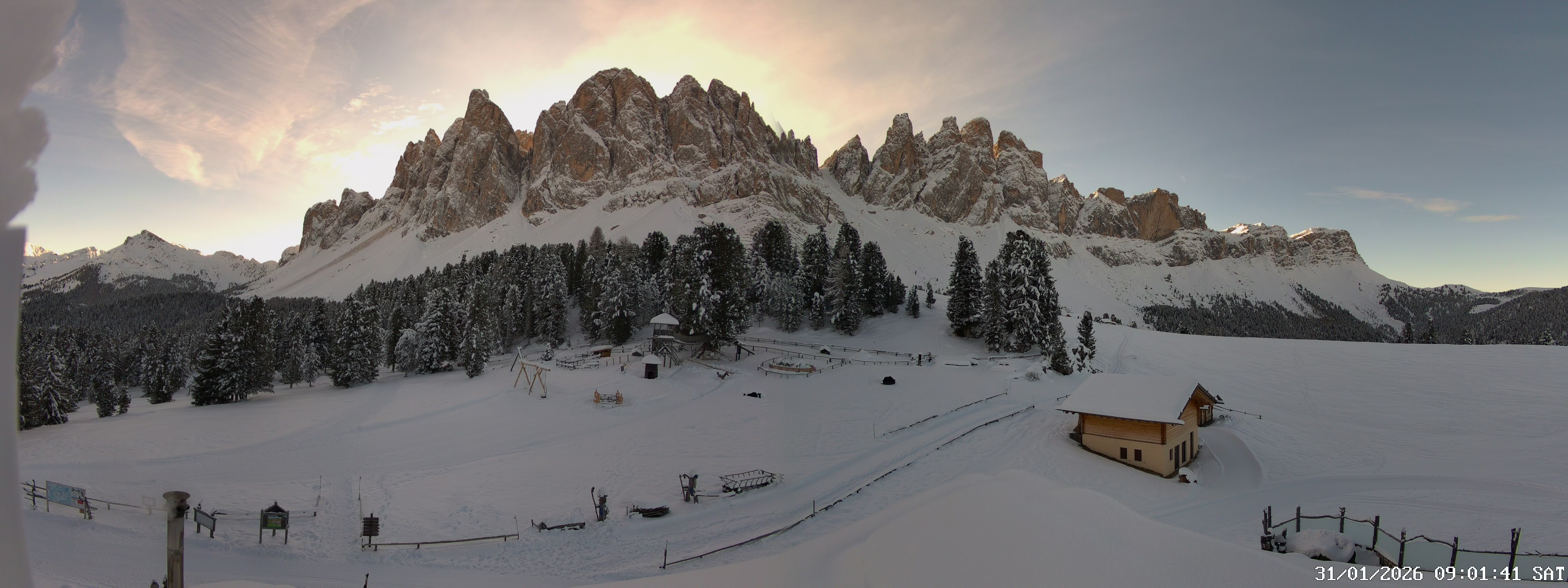 Archiv Foto Webcam Geislerspitzen - Blick von der Geisleralm