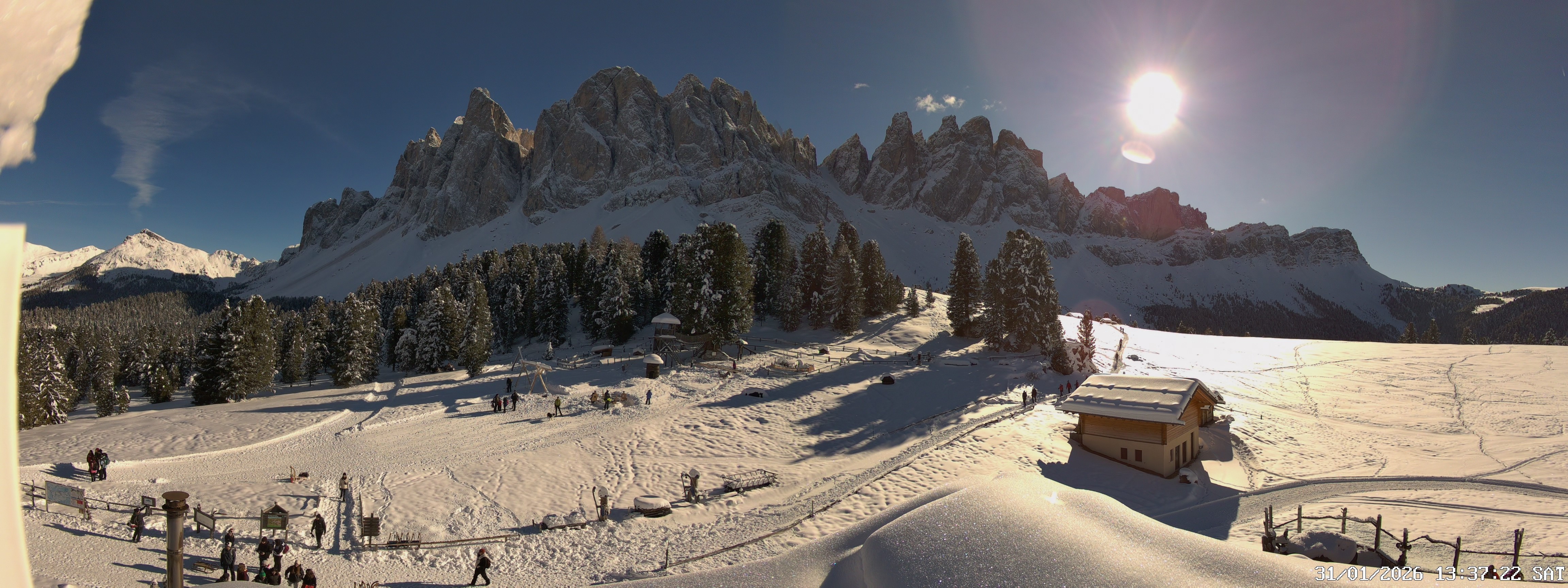 Archiv Foto Webcam Geislerspitzen - Blick von der Geisleralm