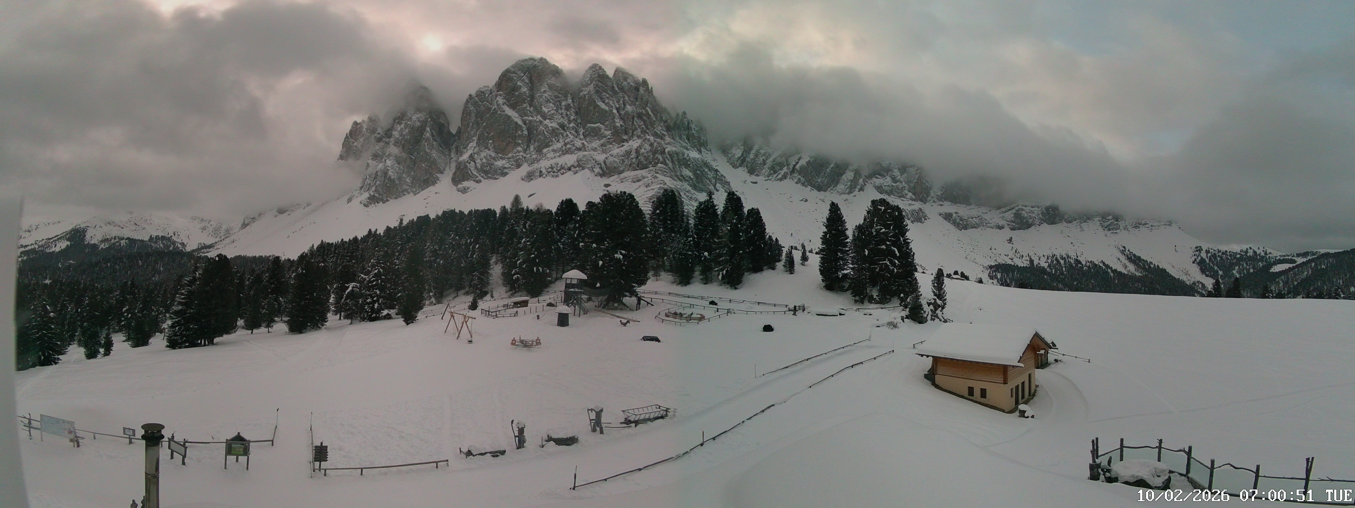 Archiv Foto Webcam Geislerspitzen - Blick von der Geisleralm