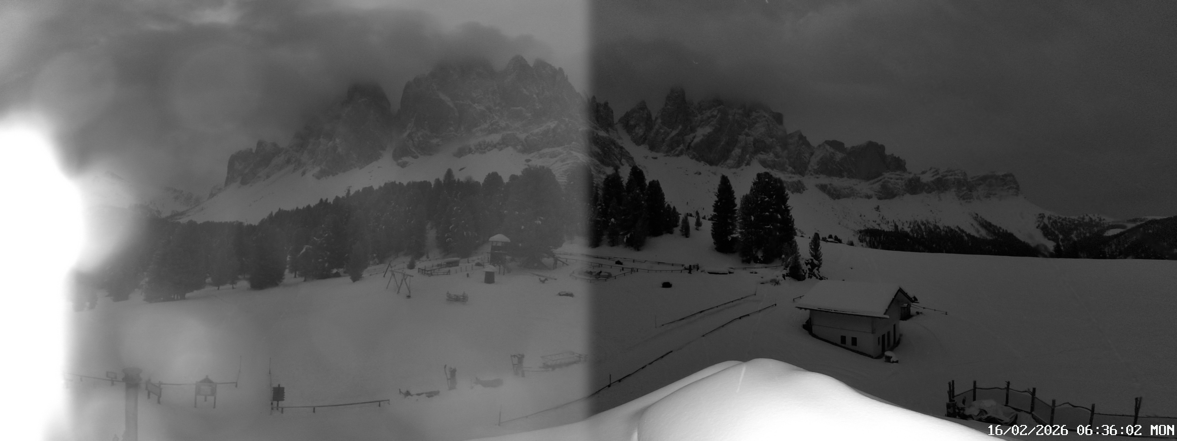 Archiv Foto Webcam Geislerspitzen - Blick von der Geisleralm