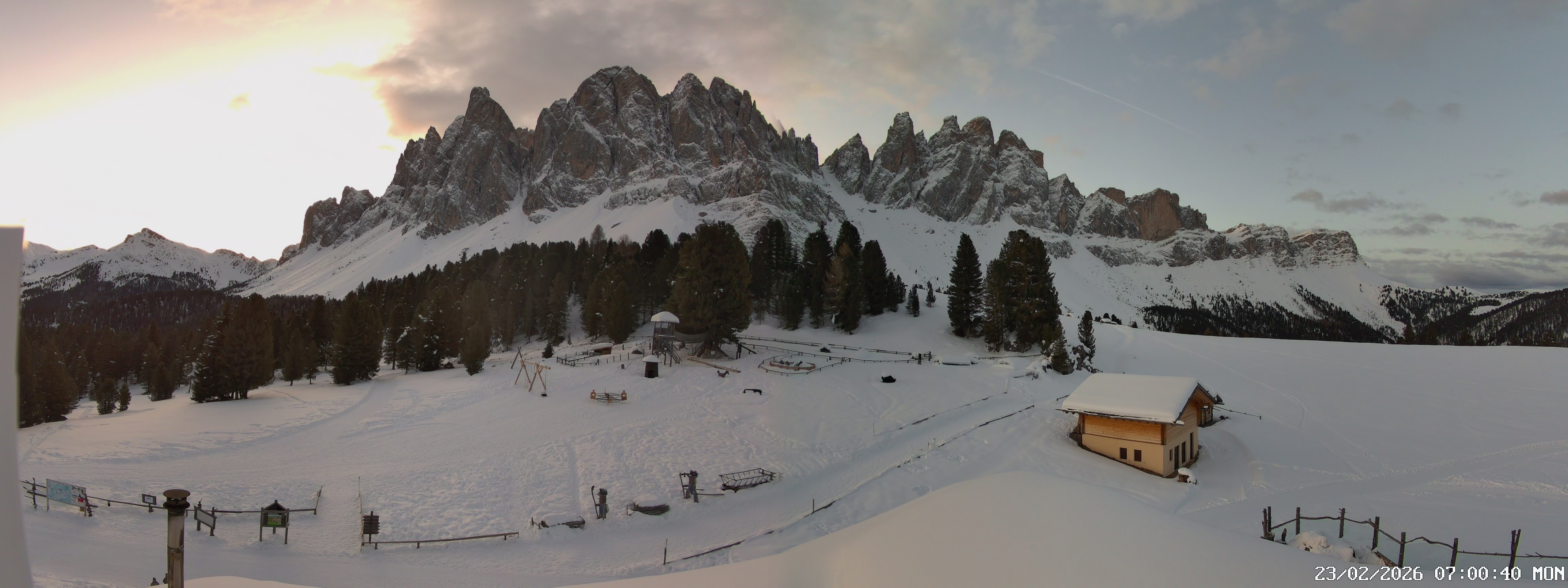 Archiv Foto Webcam Geislerspitzen - Blick von der Geisleralm