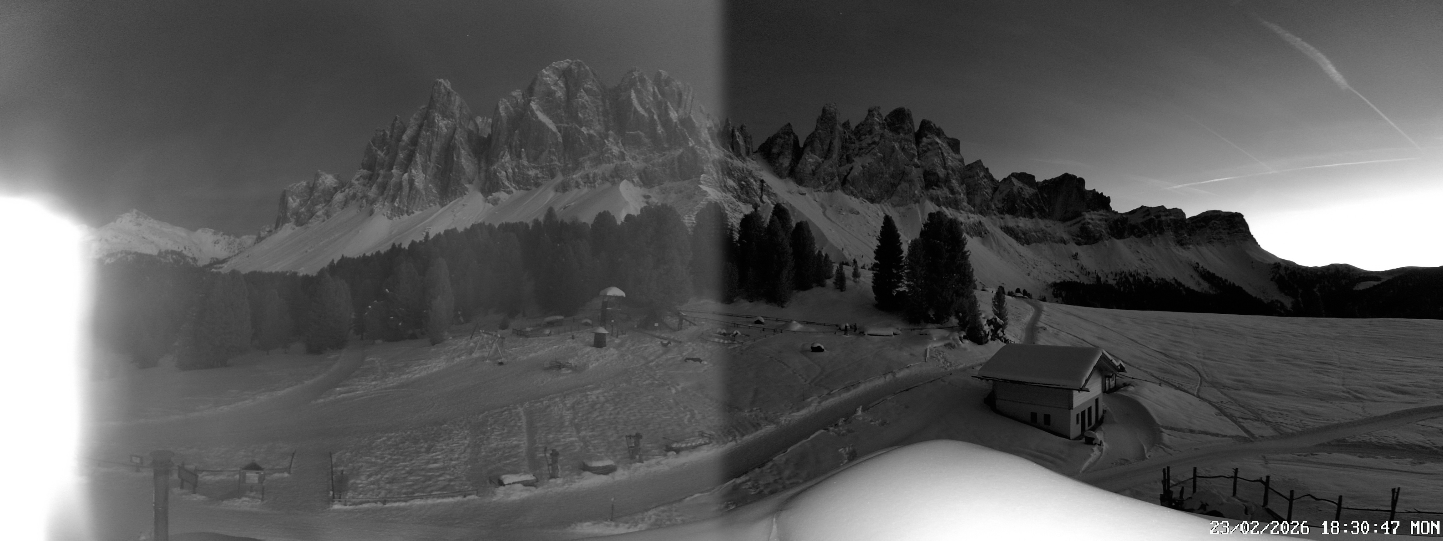 Archiv Foto Webcam Geislerspitzen - Blick von der Geisleralm