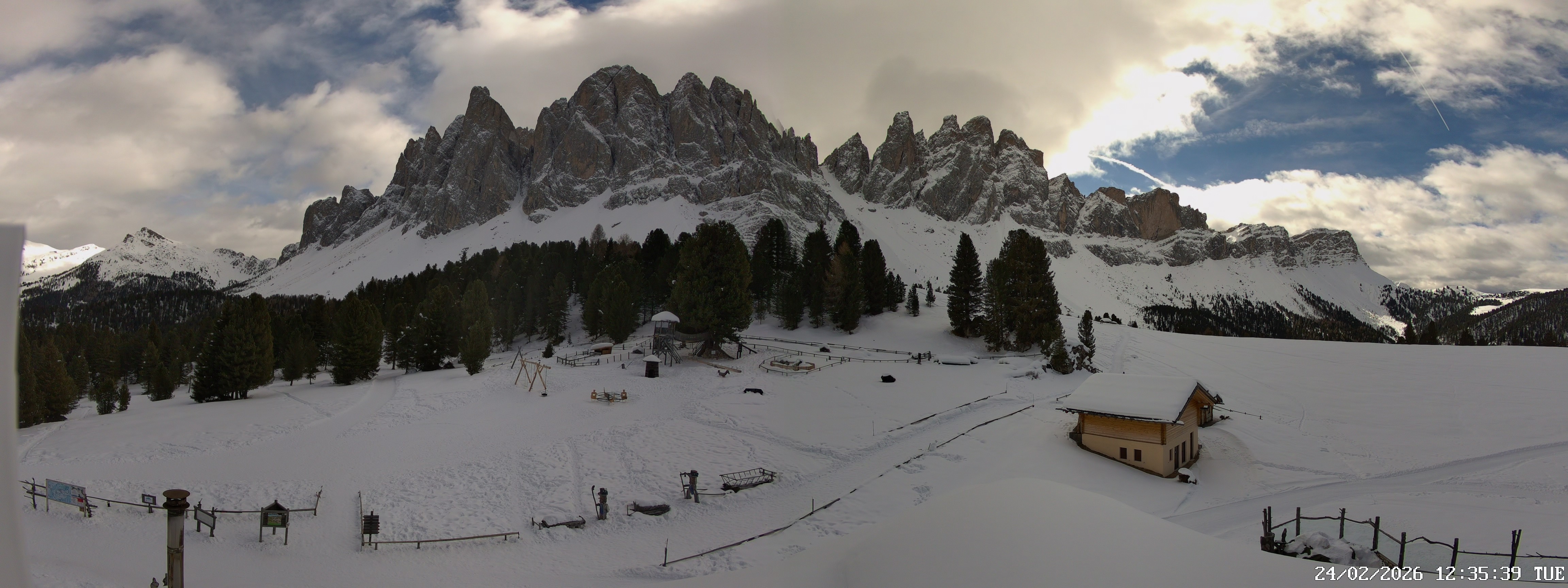 Archiv Foto Webcam Geislerspitzen - Blick von der Geisleralm