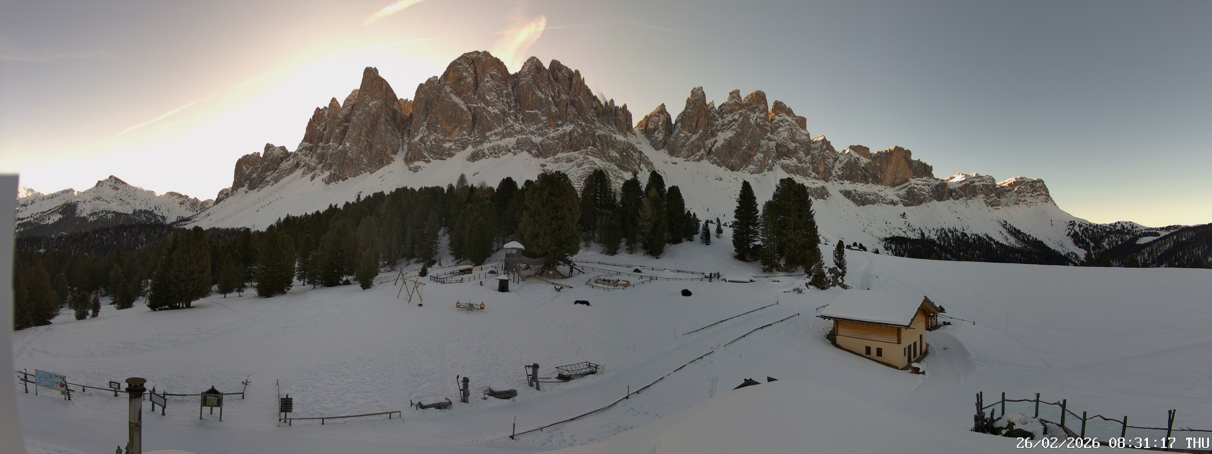 Archiv Foto Webcam Geislerspitzen - Blick von der Geisleralm