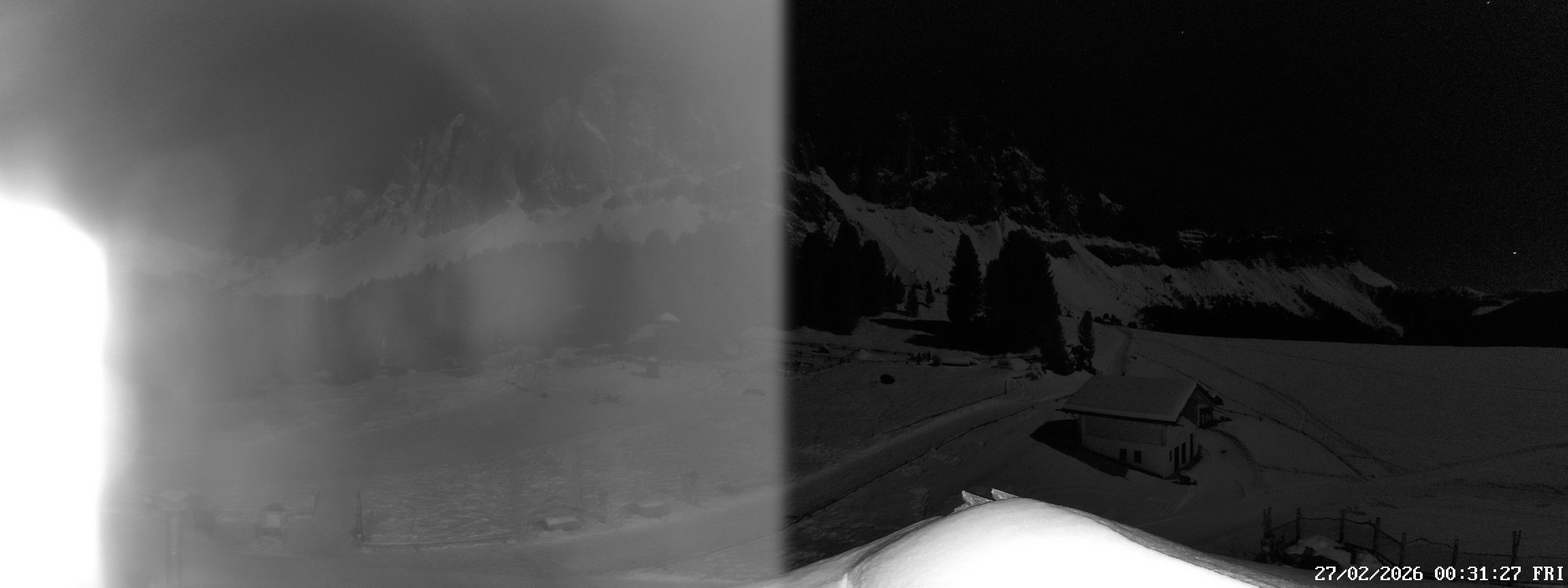 Archived image Webcam Mountain Hut Geisleralm - View to Geislerspitzen