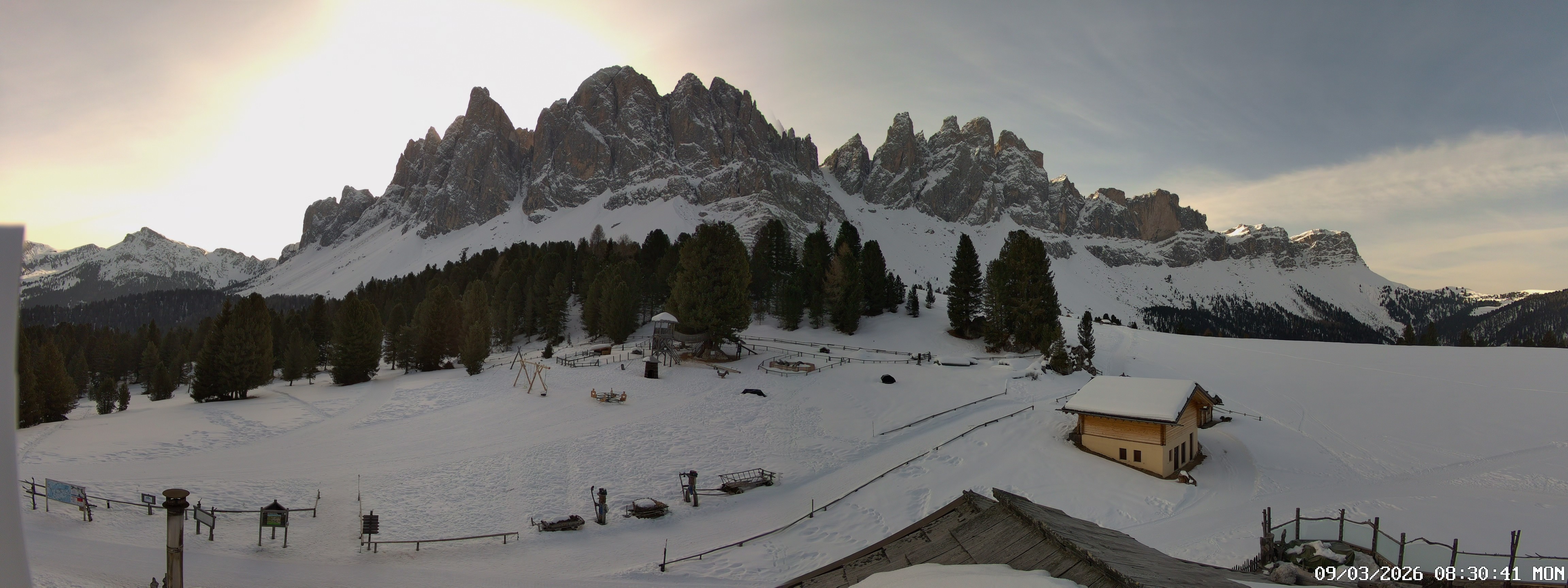 Archiv Foto Webcam Geislerspitzen - Blick von der Geisleralm