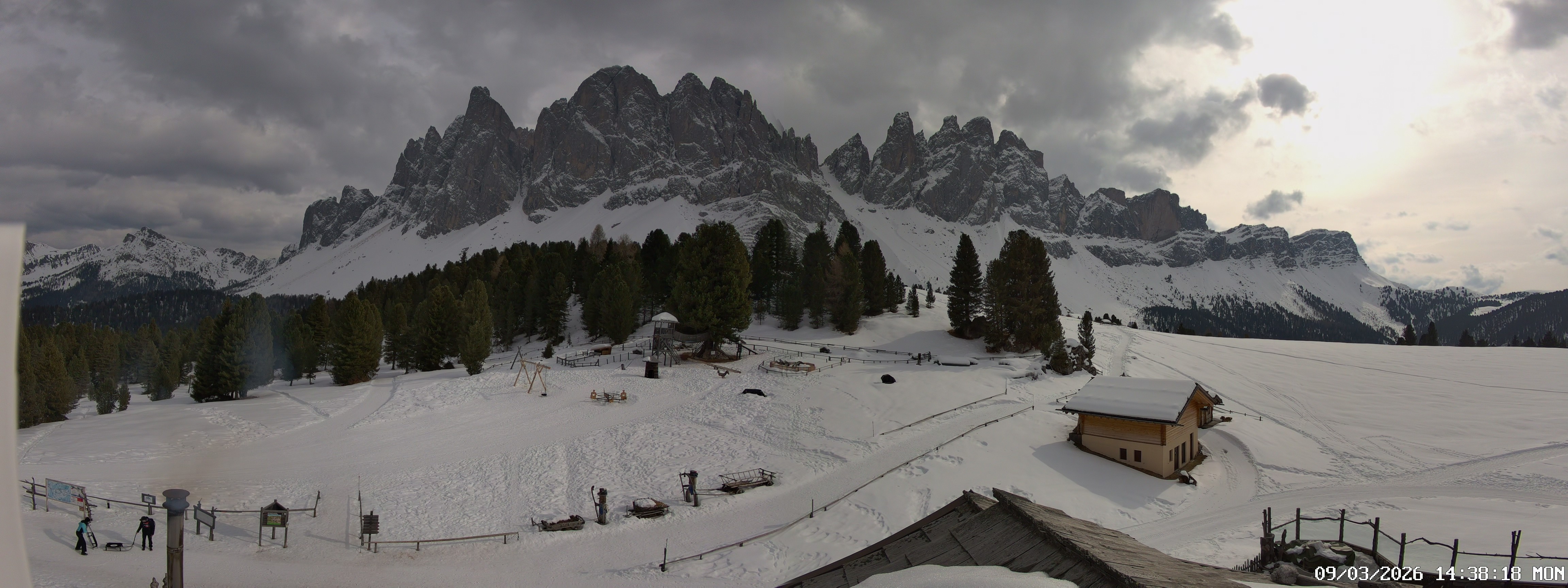 Archiv Foto Webcam Geislerspitzen - Blick von der Geisleralm