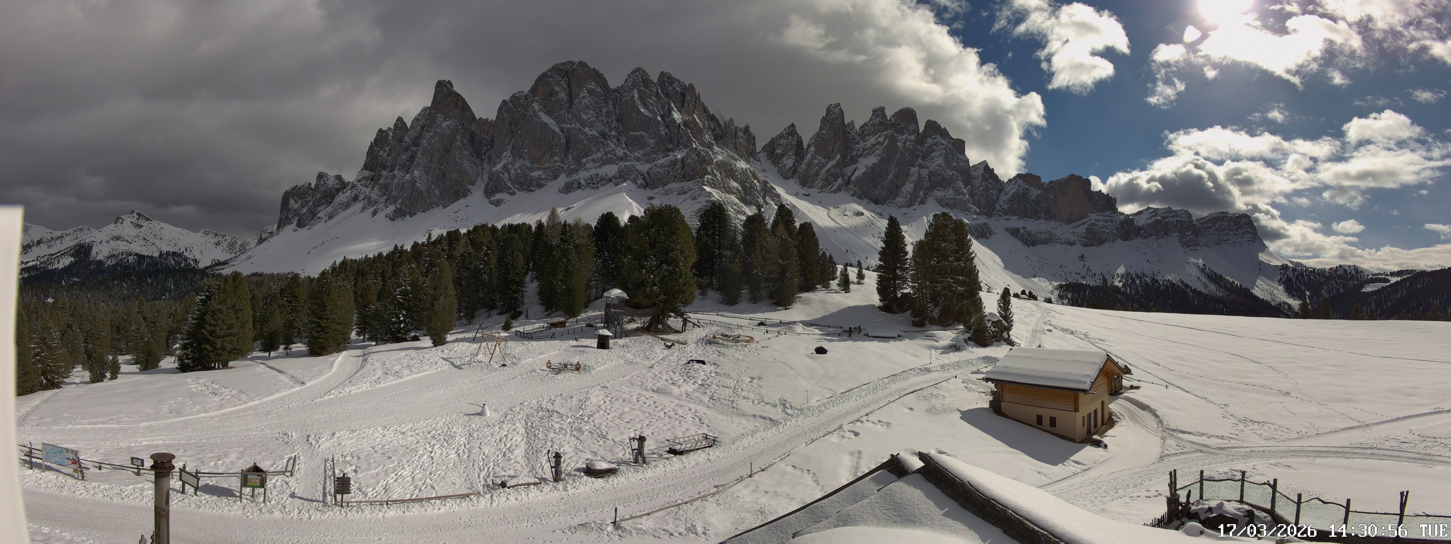 Archiv Foto Webcam Geislerspitzen - Blick von der Geisleralm