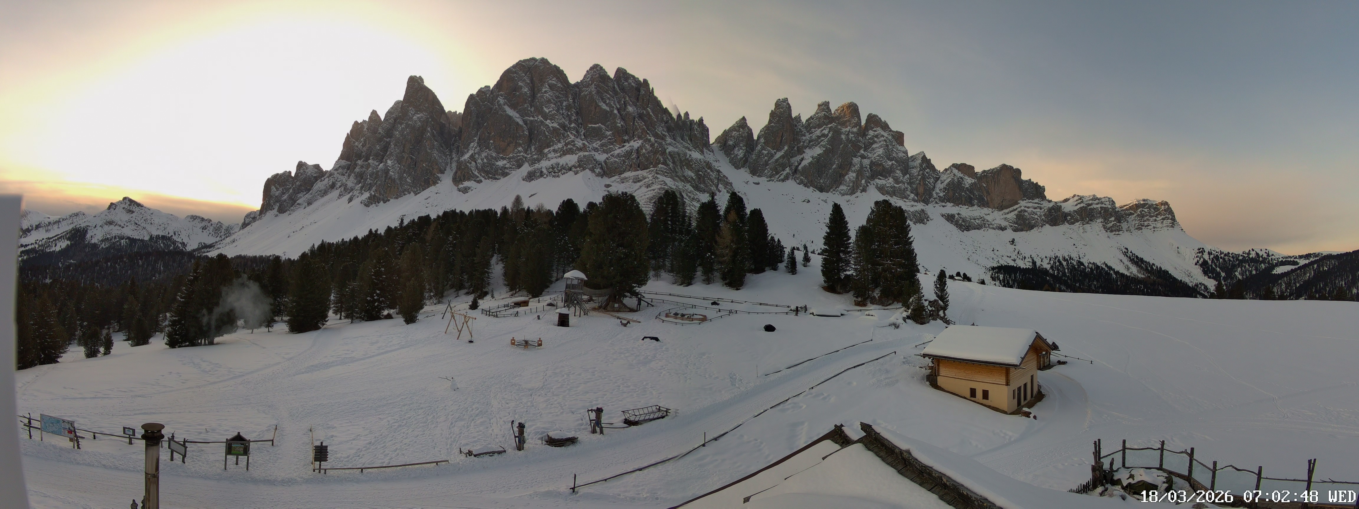 Archiv Foto Webcam Geislerspitzen - Blick von der Geisleralm