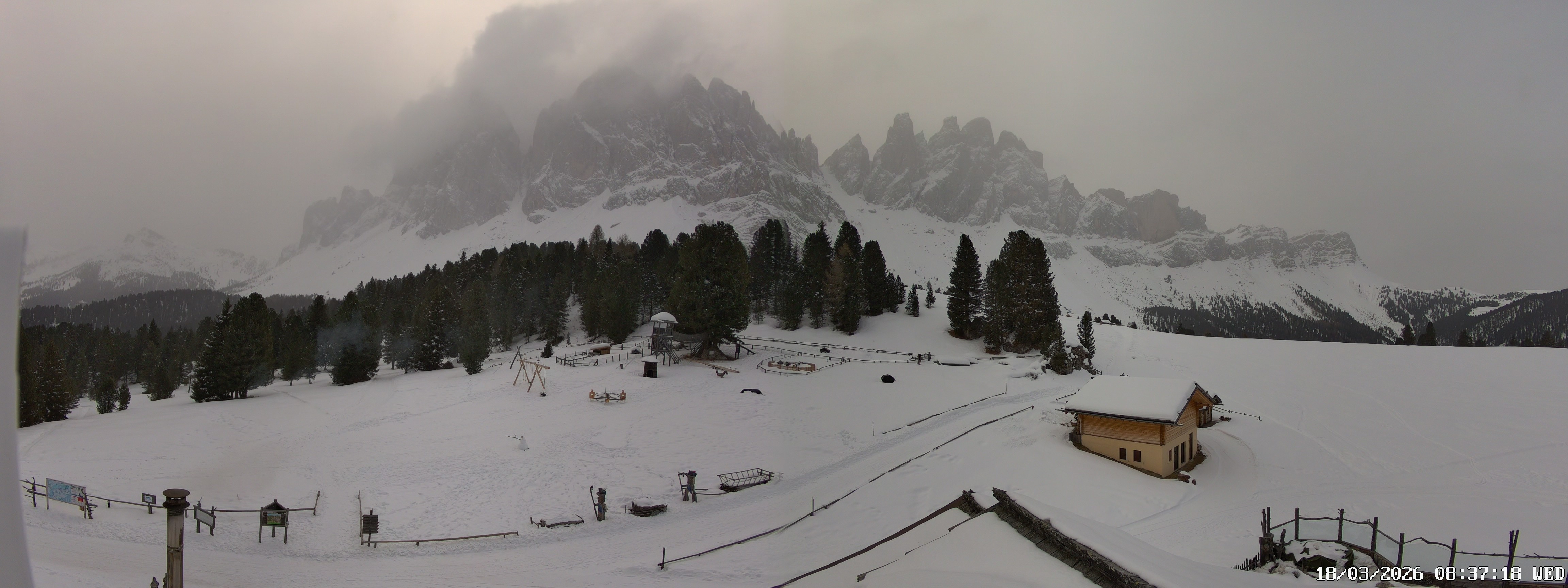 Archiv Foto Webcam Geislerspitzen - Blick von der Geisleralm