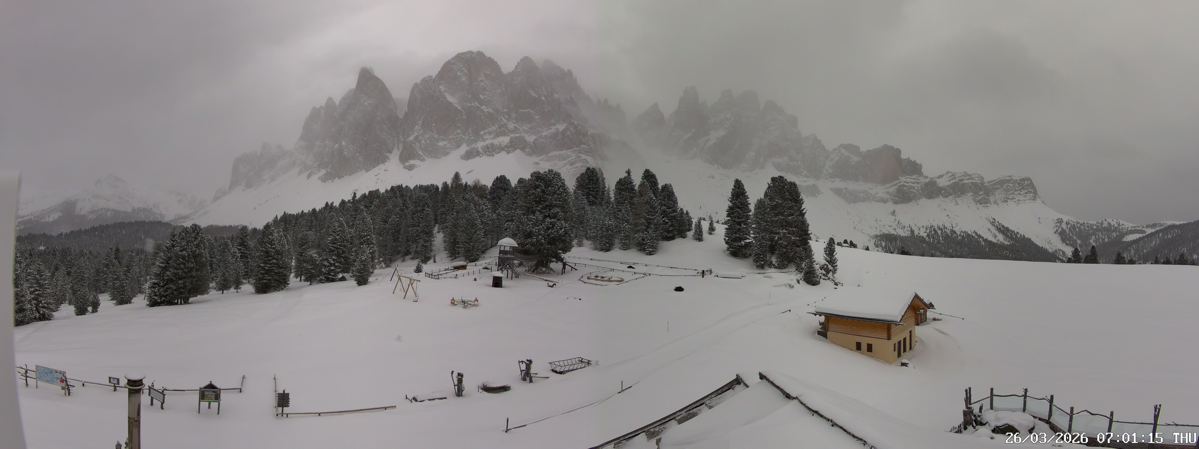 Archiv Foto Webcam Geislerspitzen - Blick von der Geisleralm