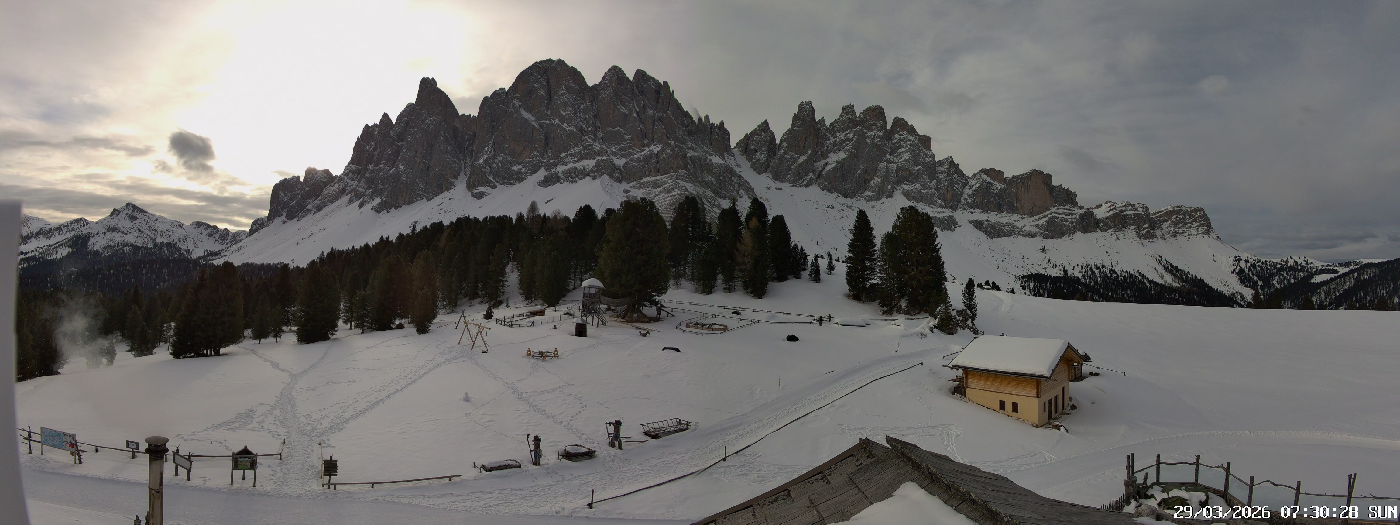 Archiv Foto Webcam Geislerspitzen - Blick von der Geisleralm