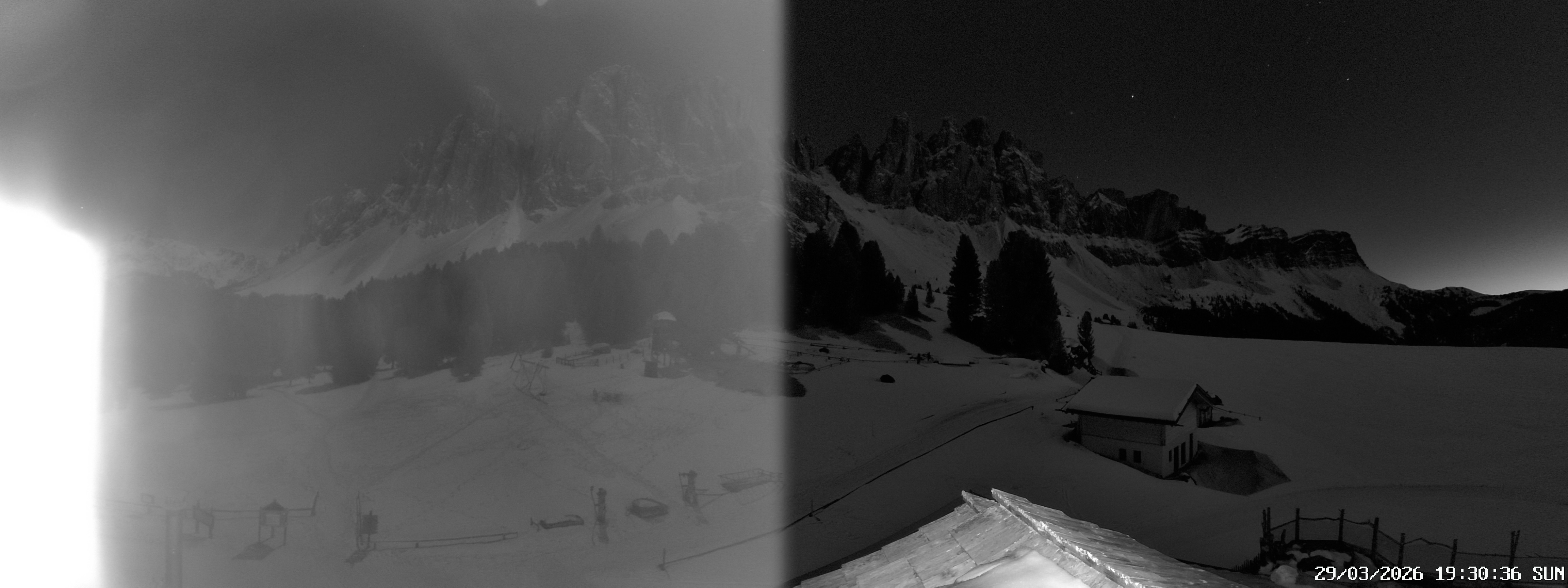Archiv Foto Webcam Geislerspitzen - Blick von der Geisleralm
