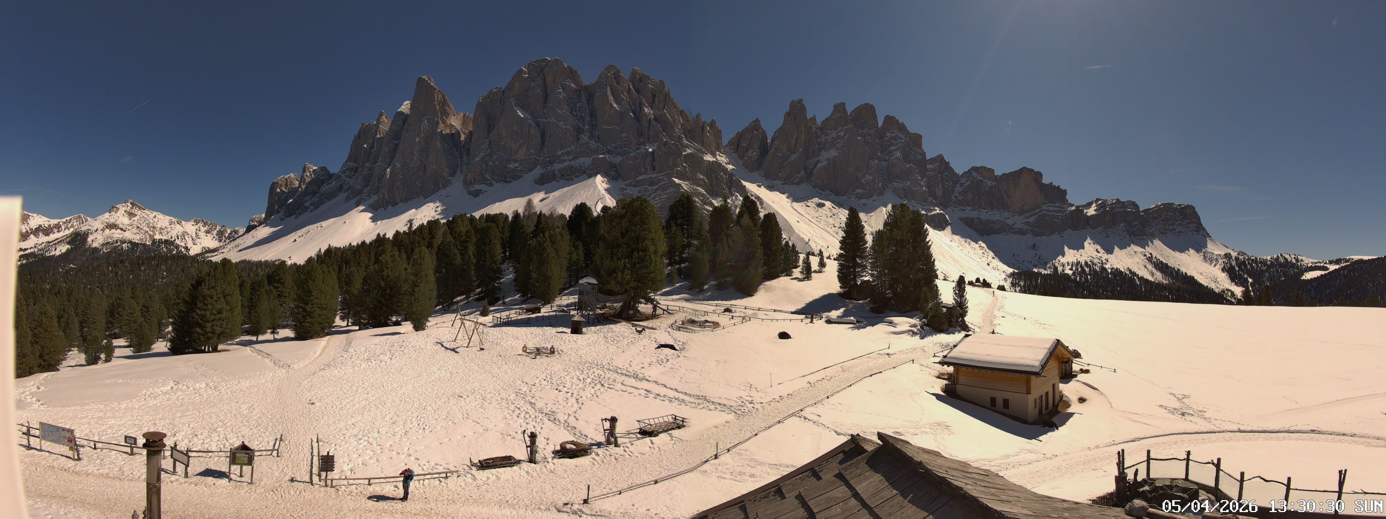 Archiv Foto Webcam Geislerspitzen - Blick von der Geisleralm