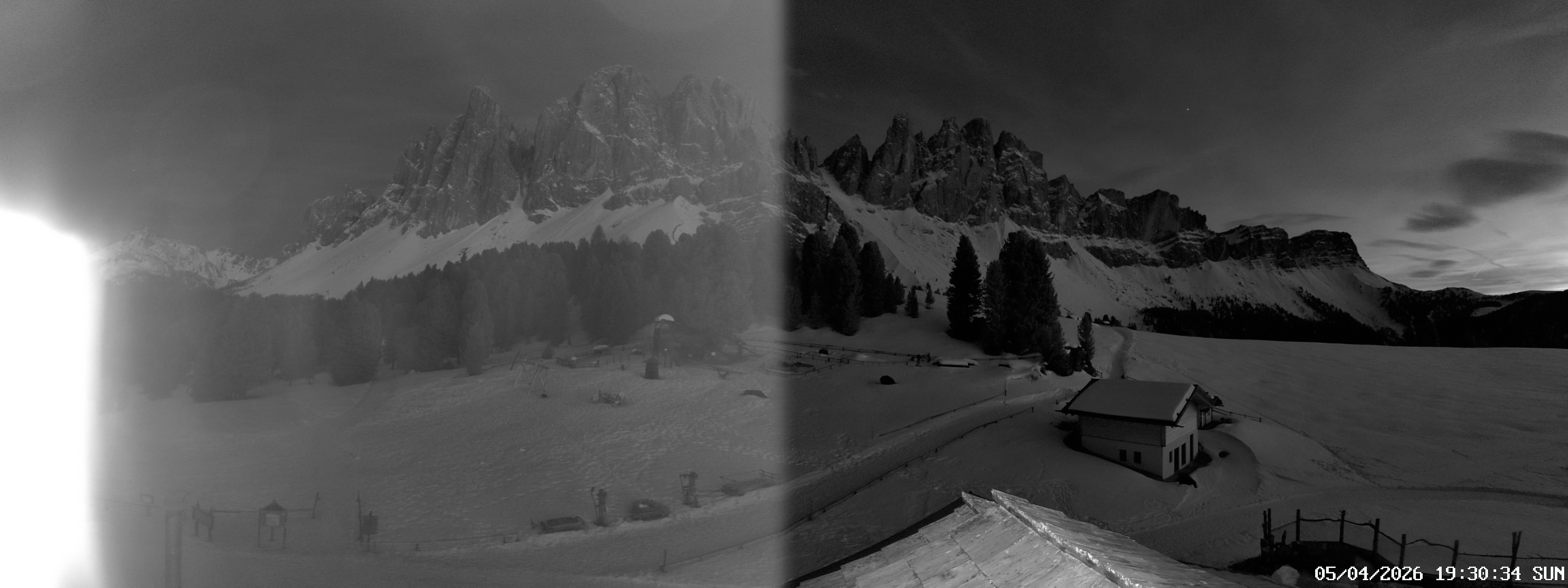 Archiv Foto Webcam Geislerspitzen - Blick von der Geisleralm