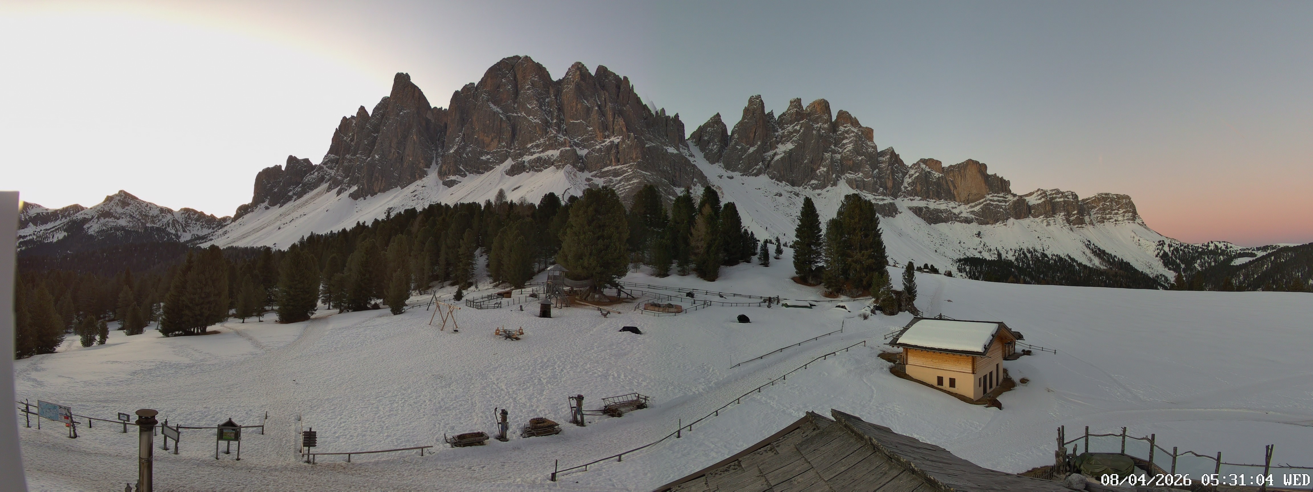 Archiv Foto Webcam Geislerspitzen - Blick von der Geisleralm