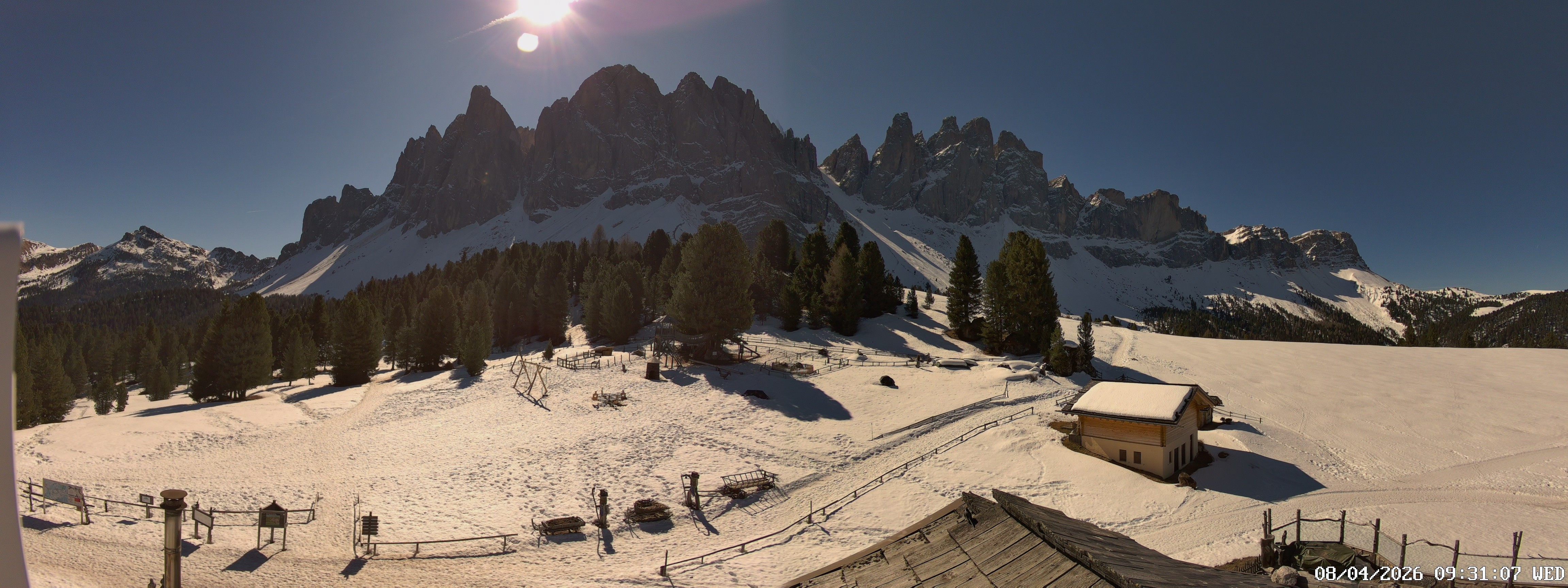 Archiv Foto Webcam Geislerspitzen - Blick von der Geisleralm