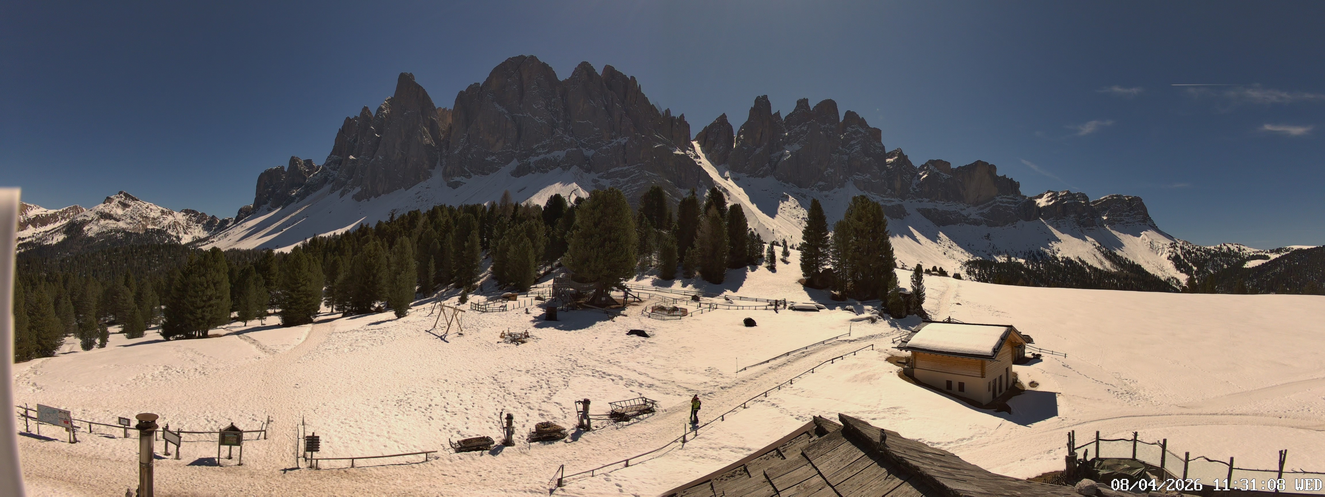 Archiv Foto Webcam Geislerspitzen - Blick von der Geisleralm