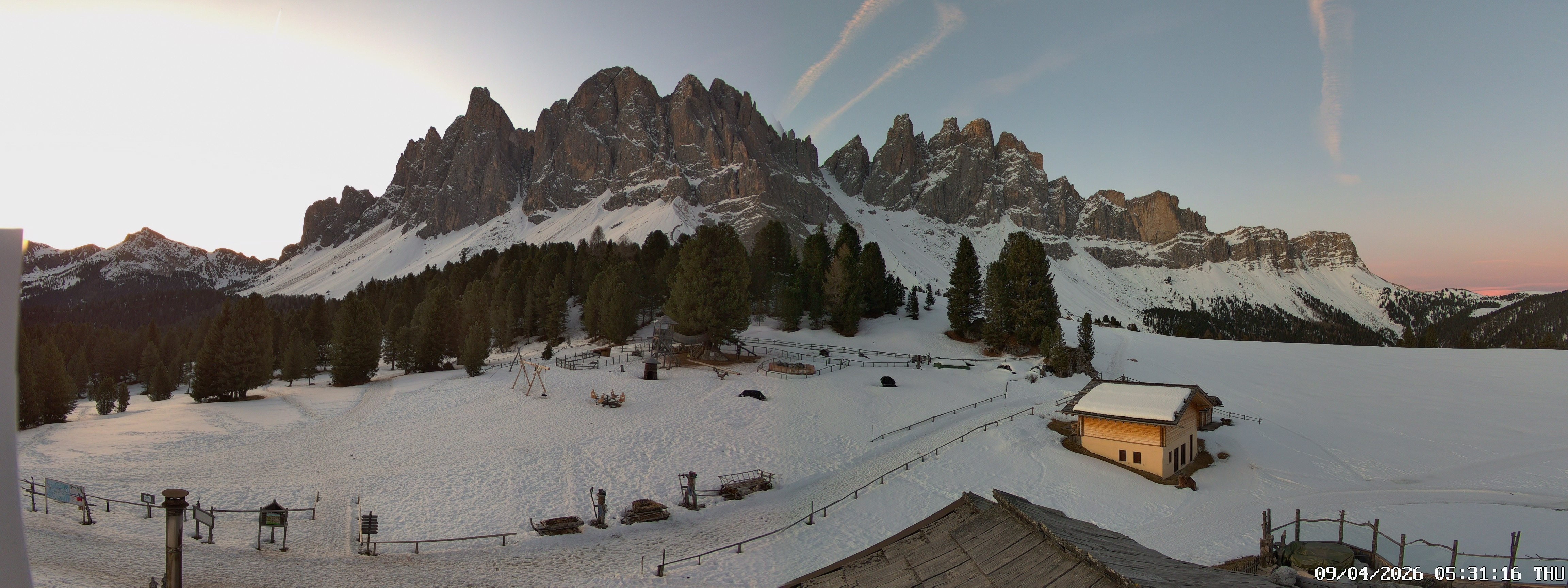 Archiv Foto Webcam Geislerspitzen - Blick von der Geisleralm