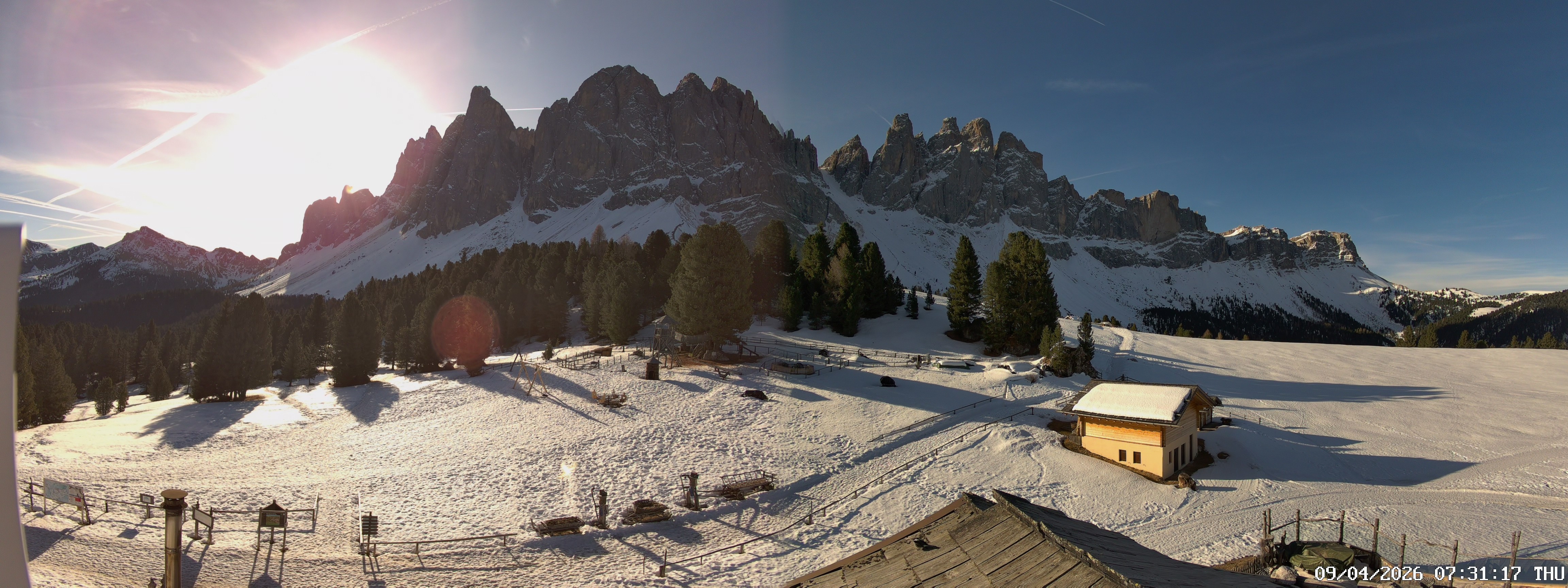 Archiv Foto Webcam Geislerspitzen - Blick von der Geisleralm