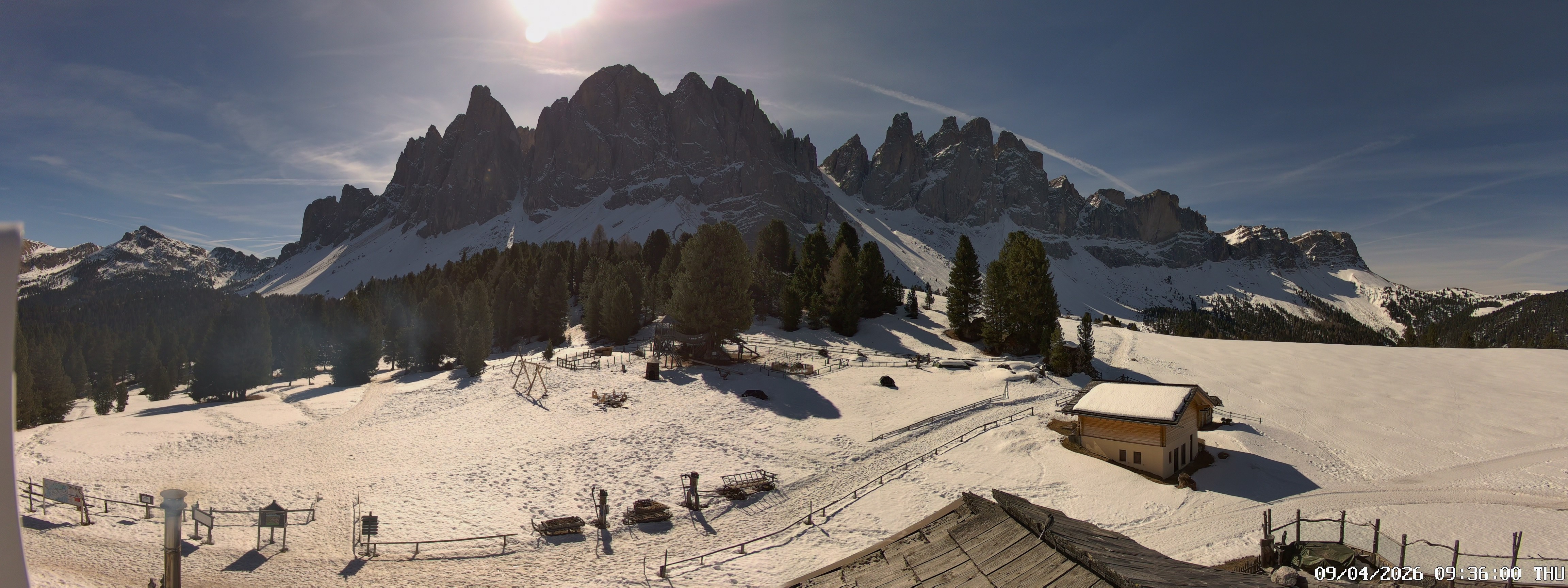 Archiv Foto Webcam Geislerspitzen - Blick von der Geisleralm
