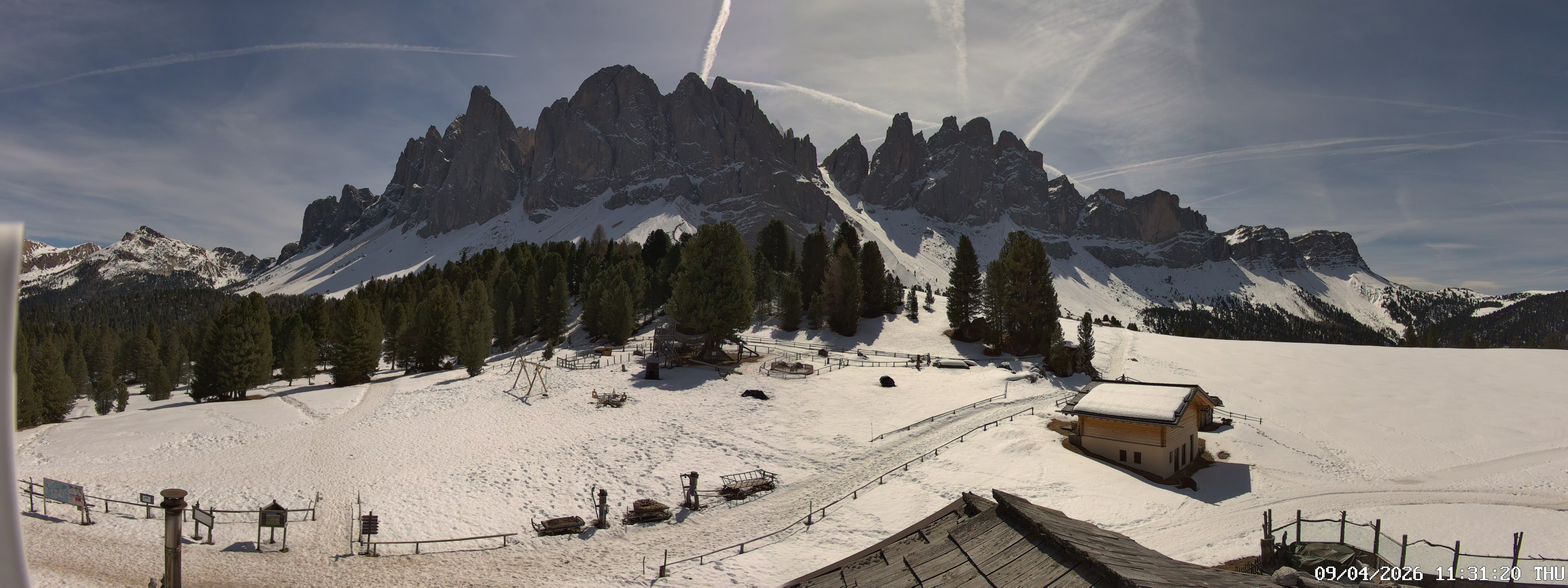 Archiv Foto Webcam Geislerspitzen - Blick von der Geisleralm